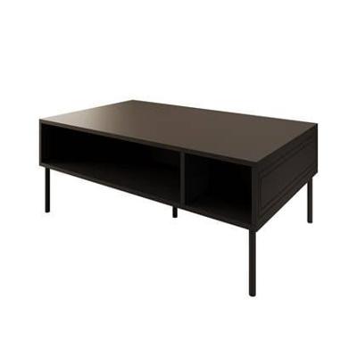 Meubella Salontafel Pierson - Zwart - 110 cm Meubella Salontafel Pierson - Zwart - 110 cm