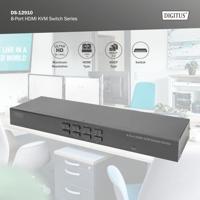Digitus DS-12910 KVM-switch Rack-montage Zwart - thumbnail