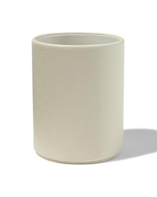 HEMA Pennenbakje ⌀8.3x10.5cm imitatieleer (beige)