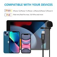 Boya BY-M2 lapel microfoon voor iOS devices - thumbnail
