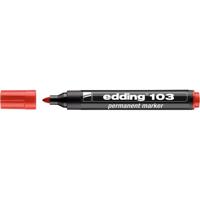 Viltstift edding 103 rond medium rood - thumbnail
