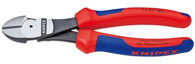 KNIPEX Kracht-zijsnijtang 74 02 140 kniptang