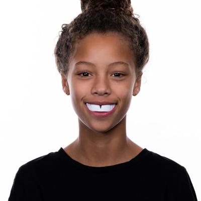 Opro 790009 Snap-Fit Mouthguard - White - JR - thumbnail