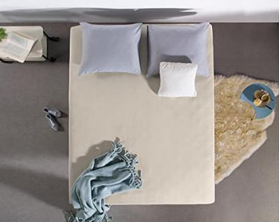 Dreamhouse Katoenen Topper Hoeslaken Creme 140 x 200 cm