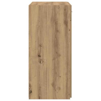 Opslagkast Artisan eikenhout 80x42.5x93.5 cm Bewerkt hout