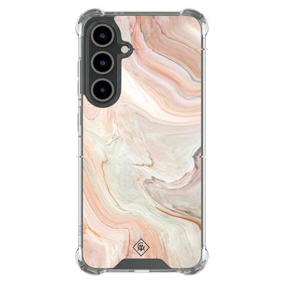 Samsung Galaxy S25 FE shockproof hoesje - Marmer waves