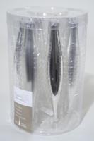 6 kerstpegels zilver glans-mat KSD - Ksd - thumbnail