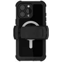 Ghostek Nautical Waterproof MagSafe Case + Belt Swivel Holster Apple iPhone 16 Pro Max Black - thumbnail