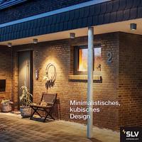 SLV 1003421 ENOLA SQUARE M LED-plafondlamp LED vast ingebouwd 10 W Antraciet - thumbnail