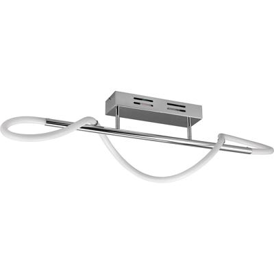 Dimbare LED Plafondlamp 28W Rond Chroom Metaal 4000K Natuurlijk Wit