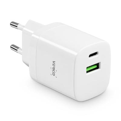 Verico Mojo 30W GaN 2 USB-oplader 30 W 1x USB-A, 1x USB-C Wit Binnen