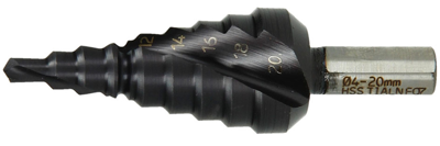 Hikoki Accessoires Trapboor HSS Tialn D. 4 - 20 mm 780102