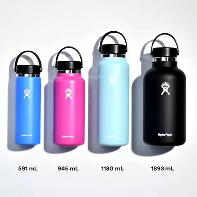 Hydro Flask 32 Oz Wide Flex Cap Isolatiefles Black