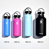 Hydro Flask 32 Oz Wide Flex Cap Isolatiefles Black - thumbnail