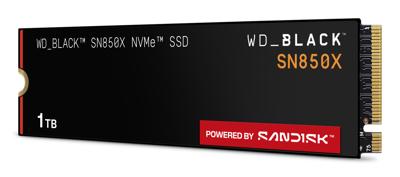 Western Digital WD_Black™ SN850X 1 TB NVMe/PCIe M.2 SSD 2280 harde schijf M.2 NVMe PCIe 4.0 x4 Retail WDS100T2X0E