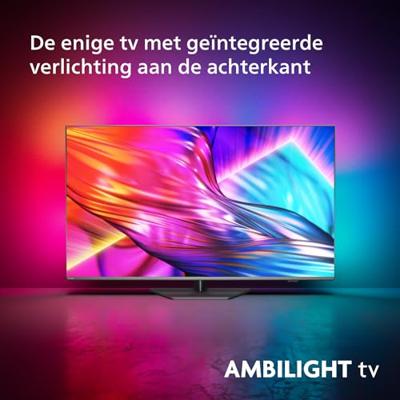 Philips Ambilight 50PUS8909 4K LED Smart TV - 50 inch-scherm met Pixel Precise Ultra HD Titan OS-platform en Dolby Atmos Sound, werkt met Alexa en Google Voice Assistant - Antraciet Grijs