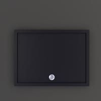 OUTLET Douchebak BWS Rechthoek Cast Marble 100x80 cm Zelfdragend Mat Zwart - thumbnail