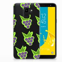 Samsung Galaxy J6 2018 | Siliconen Case | Druiven - thumbnail