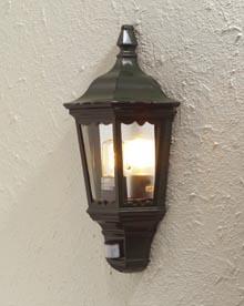 KonstSmide Groene buitenlampFirenze met bewegingsmelder - 7230-600