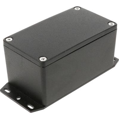 Hammond Electronics 1550Z111FBK Universele behuizing 115 x 66 x 55 Aluminium spuitgietwerk Zwart 1 stuk(s)
