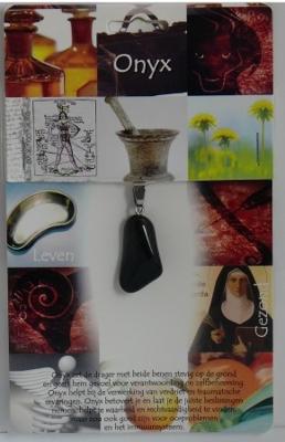 Hanger gezondheidssteen onyx