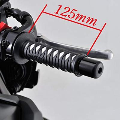 DAYTONA handvat "katana" rubber grip katan sw/we 125 open
