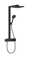 Hansgrohe Raindance E Showerpipe 300 1jet met ShowerTablet 350, mat zwart - thumbnail