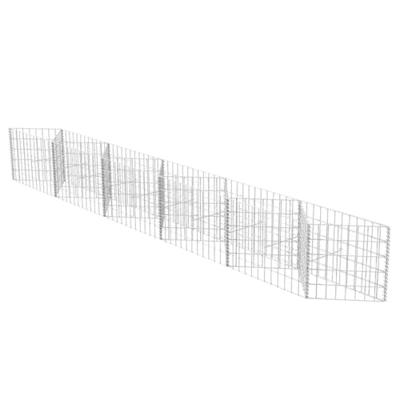VidaXL Gabion mand 300x30x50 cm gegalvaniseerd staal