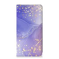 Bookcase voor Samsung Galaxy S10e Watercolor Paars - thumbnail