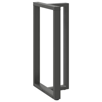 Bartafelpoten 2 st T-vormig 60x35x(110-111) cm staal antraciet - thumbnail