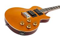 Flight Rock Series Centurion Tenor Vintage Gold solid body elektrische ukelele met gigbag - thumbnail