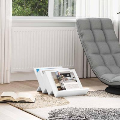 Bijzetkast met plank Wit 57,5 x 40 x 42 cm Bewerkt hout Bijzetkast met plank Wit 57,5 x 40 x 42 cm Bewerkt hout