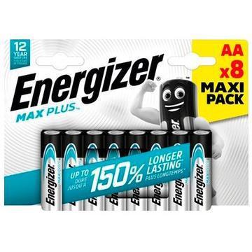 Energizer Max Plus AA batterij (penlite) Alkaline 1.5 V 8 stuk(s)