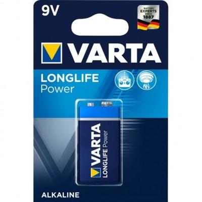Varta LONGLIFE Power 9V Bli 1 9V batterij (blok) Alkaline 580 mAh 9 V 1 stuk(s)