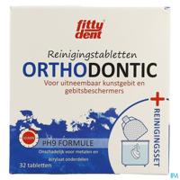 Fittydent Orthodontic Reinigingset + Bruistabl 32 - thumbnail