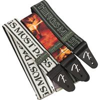 Fender George Harrison All Things Must Pass Logo Strap Green gitaarband - thumbnail