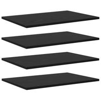 Boekenplank Bord 4 pcs Zwart 100 x 40 x 1.5cm Spaanplaat - thumbnail