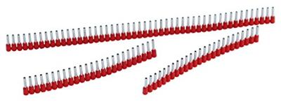 Jokari T60110 Adereindhulzen 1 mm² Rood 500 stuk(s)