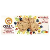 Cereal Zandkoekjes bosbessen en rijstkiemen nutri-plus 140 Gram - thumbnail