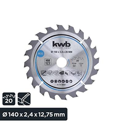 kwb 583557 Hardmetaal-cirkelzaagblad 150 x 20 mm 1 stuk(s)
