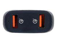 2-poorts QC 3.0 USB auto snellader, 36 W - thumbnail