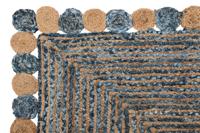 Tapijt DKD Home Decor Blauw Multicolour Indiaas (200 x 290 x 1 cm) - thumbnail