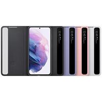 Samsung Clear View cover voor Galaxy S21 Plus Telefoonhoesje Grijs - thumbnail