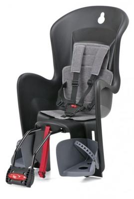Polisport bilby maxi ff achter frame bevest. zwart/donker grijs