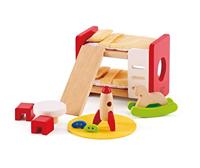Hape poppenhuis kinderkamer - thumbnail
