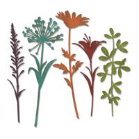 Sizzix • tim holtz thinlits die set wildflower stems #2 5pcs - thumbnail