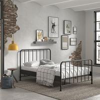 Vipack bed Bronxx - zwart - 140x200 cm - thumbnail