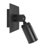 Opbouwspot Puck Antiek Zwart - thumbnail