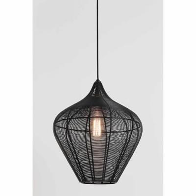 Light & Living Hanglamp 'Alvaro' 36cm, kleur Mat Zwart Light & Living Hanglamp 'Alvaro' 36cm, kleur Mat Zwart