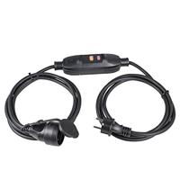 AS Schwabe 45222 PRCD-verlengkabel PRCD 230 V Zwart IP44 - thumbnail